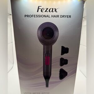 Fezax Professional Hair Dryer with Pink Accents